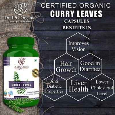Curry Leaves Capsules - For Weight loss & Liver Wellnes