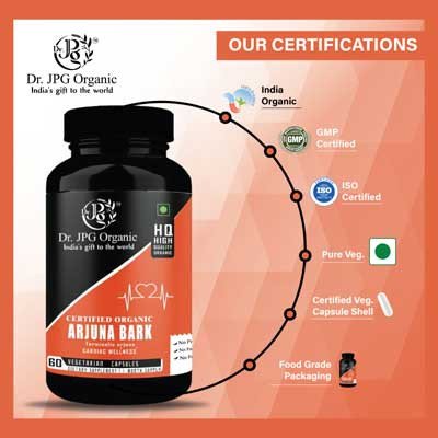 Arjuna Bark/Chaal Capsules - For Blood Pressure & Bad Cholesterol