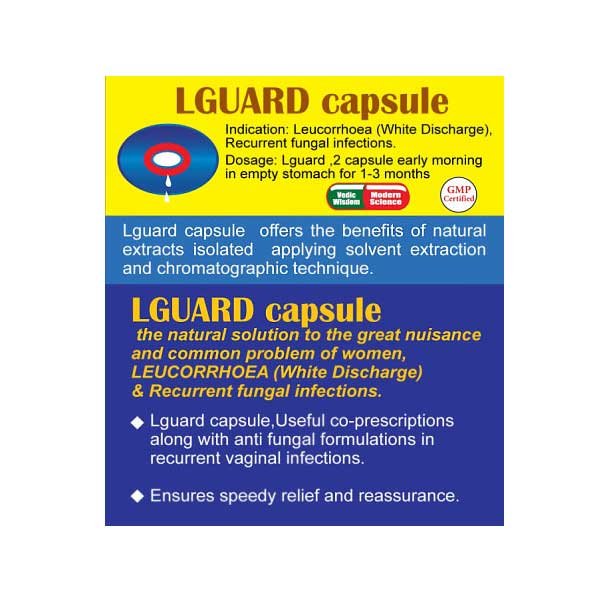 LGUARD CAPSULE IN WHITE DISCHARGE
